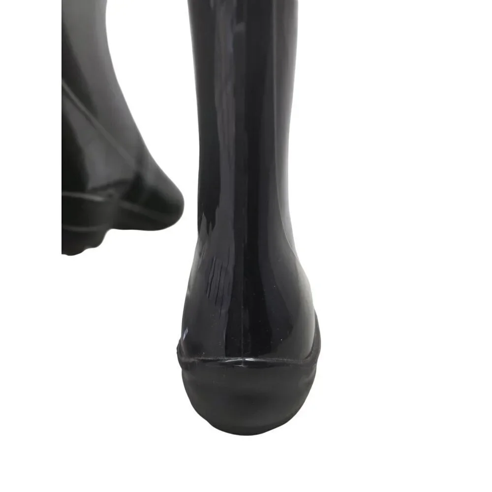 Kamik Sami Black Glossy Rain Boots Womens Shoe Size 7 Waterproof Pull-On NEW
